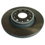 Crown Automotive 68250085AA Front Brake Rotor for 2018+ Jeep JL Wrangler & 2020+ JT Gladiator - Gray, Unpainted Cast Iron