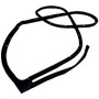 Crown Automotive 55399214AF Right Rear Door Weatherstrip for 2011-2022 Jeep WK Grand Cherokee - Black Rubber, Sold Individually
