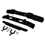 Crown Automotive 1FN67K Front Bumper Kit for 2007-2018 Jeep JK Wrangler w/ Plastic Front Bumper, Includes Fascia w/ Fog Lamp Holes and Tow
