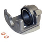 Crown Automotive J3229983 Right Front Caliper for 1976-1978 Jeep CJ-5, CJ-7 w/ 6-Bolt Caliper Brackets - Gray Cast Iron, Rubber