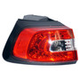 Crown Automotive 68102907AF Left Outer Tail Lamp for 2014-2018 Jeep KL Cherokee, Mounts to the Quarter Panel - Black, Clear, Red Plastic