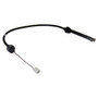 Crown Automotive J5356483 Throttle Cable for 1976 Jeep CJ-5, CJ-7 w/ 5.0L Engine, Approximately 21.25" Long - Black Plastic, Rubber, Steel