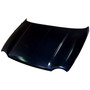 Crown Automotive 55177200AF Hood for 2005-2007 Jeep KJ Liberty w/o Renegade Package, Black Primed - Black Metal, Sold Individually