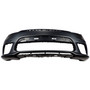 Crown Automotive 68335438AC Front Fascia for 2017-2021 Jeep WK Grand Cherokee w/o SRT or Trackhawk Package - Plastic, Sold Individually