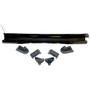 Crown Automotive 52000185K Black Front Bumper Kit for 1984-1996 Jeep XJ Cherokee & MJ Comanche, Includes Bumper, End Caps, Brackets & Guards