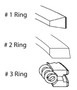 Enginetech C99008-STD Premium Standard Piston Ring Set for 2011-2021 Ford 6.7L 406ci V8 - Complete Engine Ring Set - Sized by Bore