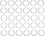 Enginetech S32676-STD Premium Standard Piston Ring Set for 2018-2020 Ford 2.7L 164ci V6 - Complete Engine Ring Set - Sized by Bore