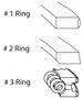 Enginetech S40518-STD Premium Standard Piston Ring Set for 1992-2004 Chevy GMC Hummer 6.5L 395ci V8 - Complete Engine Ring Set