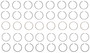 Enginetech M42508-060 Premium .060" Oversize Piston Ring Set for 1980-1990 Chevy 7.0L 427ci V8 - Complete Engine Ring Set