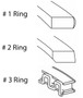 Enginetech S34454-STD Premium Standard Piston Ring Set for 2012-2017 Ford Lincoln 2.0L 122ci I4 - Complete Engine Ring Set