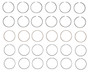 Enginetech C10246-STD Premium Standard Piston Ring Set for 1998-2009 Dodge 5.9L 359ci I6 - Complete Engine Ring Set - Sized by Bore