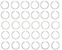 Enginetech S10726-030 Premium .030" Oversize Piston Ring Set for 2007-2018 Dodge Ram 6.7L 408ci I6 - Complete Engine Ring Set
