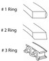 Enginetech S95116-STD Premium Standard Piston Ring Set for 2003-2011 Mitsubishi 3.8L 230ci V6 - Complete Engine Ring Set