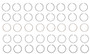 Enginetech M10118-035 Premium .035" Oversize Piston Ring Set for 1962-2003 Chevy Ford Chrysler 4.4L-6.6L V8 - Complete Engine Ring Set