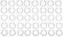 Enginetech M41128-030 Premium .030" Oversize Piston Ring Set for 1994-2003 Ford International 7.3L 444-445ci V8 - Complete Engine Ring Set