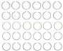Enginetech S32706-STD Premium Standard Piston Ring Set for 2015-2020 Ford Lincoln 2.7L 164ci V6 - Complete Engine Ring Set