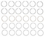 Enginetech C83016-STD Premium Standard Piston Ring Set for 1982-1992 Toyota 2.8L/3.0L I6 - Complete Engine Ring Set - Sized by Bore