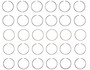 Enginetech S93136-STD Premium Standard Piston Ring Set for 1990-2012 Dodge Chrysler Ram 3.3L-3.7L 201-226ci V6 - Complete Engine Ring Set