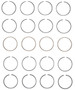 Enginetech M81104-STD Premium Standard Piston Ring Set for 1998-2001 Kia 1.8L I4 - Complete Engine Ring Set - Sized by Bore