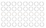 Enginetech S39118-040 Premium .040" Oversize Piston Ring Set for 1992-2003 Dodge Jeep 5.2L 318ci V8 - Complete Engine Ring Set