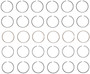 Enginetech S94126-.50 Premium .50mm Oversize Piston Ring Set for 2003-2015 Toyota 4.0L 241ci V6 - Complete Engine Ring Set