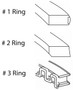 Enginetech S82514-.50 Premium .50mm Oversize Piston Ring Set for 1993-2009 VW Audi 2.0L 121ci I4 - Complete Engine Ring Set