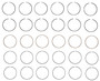 Enginetech S88116-STD Premium Standard Piston Ring Set for 2001-2008 Suzuki 2.7L V6 - Complete Engine Ring Set - Sized by Bore