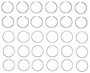 Enginetech S93176-STD Premium Standard Piston Ring Set for 2002-2006 Hyundai Kia 3.5L V6 - Complete Engine Ring Set - Sized by Bore