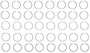 Enginetech M40718-STD Premium Standard Piston Ring Set for 2007-2017 Chevy GMC Pontiac Cadillac 6.2L 376ci V8 - Complete Engine Ring Set