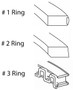 Enginetech S93158-.75 Premium .75mm Oversize Piston Ring Set for 2000-2013 Dodge Ram Jeep 4.6L/4.7L 281-287ci V8 - Complete Engine Ring Set