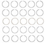 Enginetech S95525-.50 Premium .50mm Oversize Piston Ring Set for 2007-2012 Chevy GMC Hummer Isuzu 3.7L 223ci I5 - Complete Engine Ring Set