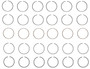 Enginetech M34056-030 Premium .030" Oversize Piston Ring Set for 1960-1987 Dodge Chrysler Ram 2.8L-3.7L I6 - Complete Engine Ring Set
