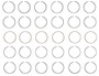 Enginetech S92006-STD Premium Standard Piston Ring Set for 2008-2019 Subaru 3.6L 6cyl - Complete Engine Ring Set - Sized by Bore