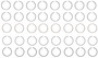 Enginetech M92138-STD Premium Standard Piston Ring Set for 1988-1995 Cadillac 4.5L/4.9L 273-300ci V8 - Complete Engine Ring Set
