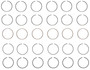 Enginetech M89166-100 Premium 1.00mm Oversize Piston Ring Set for 1987-1995 Chevy Buick Oldsmobile 2.8L/3.1L V6 - Complete Engine Ring Set