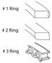 Enginetech M96136-STD Premium Standard Piston Ring Set for 1988-1993 Buick Oldsmobile Pontiac 3.8L 231ci V6 - Complete Engine Ring Set