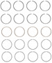 Enginetech S89194-.75 Premium .75mm Oversize Piston Ring Set for 2009-2020 Ford Lincoln Mercury 2.5L 152ci I4 - Complete Engine Ring Set