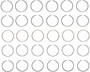 Enginetech S81236-STD Premium Standard Piston Ring Set for 2000-2005 Audi 2.7L V6 - Complete Engine Ring Set - Sized by Bore