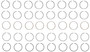 Enginetech M42528-STD Premium Standard Piston Ring Set for 2001-2007 Chevy GMC 8.1L 496ci V8 - Complete Engine Ring Set - Sized by Bore
