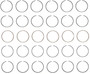 Enginetech S93156-.50 Premium .50mm Oversize Piston Ring Set for 2002-2009 Chevy GMC Buick 4.2L 256ci I6 - Complete Engine Ring Set