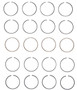 Enginetech M92134-100 Premium 1.00mm Oversize Piston Ring Set for 1987-1995 Chevy Buick Oldsmobile 2.3L I4 - Complete Engine Ring Set