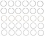 Enginetech S92516-STD Premium Standard Piston Ring Set for 2007-2020 Ford Lincoln Mercury Mazda 3.5L 213ci V6 - Complete Engine Ring Set