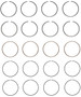 Enginetech S79124-.75 Premium .75mm Oversize Piston Ring Set for 1998-2008 Chevy Toyota Pontiac 1.8L I4 - Complete Engine Ring Set