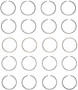 Enginetech S78124-STD Premium Standard Piston Ring Set for 1999-2003 Mazda 1.6L I4 - Complete Engine Ring Set - Sized by Bore
