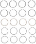 Enginetech C31894-.50 Premium .50mm Oversize Piston Ring Set for 2011-2020 Hyundai Kia 1.8L/2.0L 122ci I4 - Complete Engine Ring Set