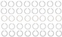 Enginetech M37468-030 Premium .030" Oversize Piston Ring Set for 1993-2002 Chevy GMC 4.3L/5.0L 265-305ci V8 - Complete Engine Ring Set