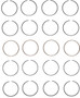 Enginetech S74144-.50 Premium .50mm Oversize Piston Ring Set for 1992-1998 Toyota 1.5L I4 - Complete Engine Ring Set - Sized by Bore