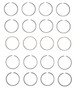 Enginetech M30704-STD Premium Standard Piston Ring Set for 2009-2019 Nissan 1.6L 98ci I4 - Complete Engine Ring Set - Sized by Bore
