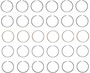 Enginetech S38816-040 Premium .040" Oversize Piston Ring Set for 1996-2006 Jeep 4.0L 242ci I6 - Complete Engine Ring Set