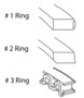 Enginetech R38056-040 Cast .040" Oversize Piston Ring Set for 1977-1988 Chevy GMC Buick 3.0L/3.8L 181-231ci V6 - Complete Engine Ring Set